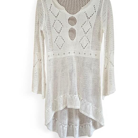 White knit dresscover - Picture 1 of 5